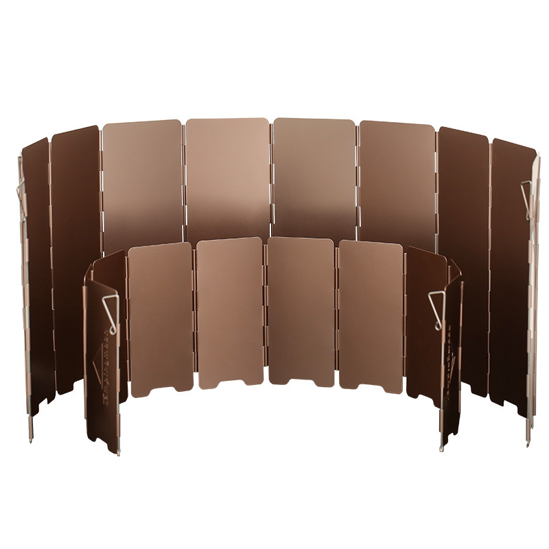 10 tabak Bronz renkli Katlanır - Camping Cooking Windshield incelemesi ve fiyatı