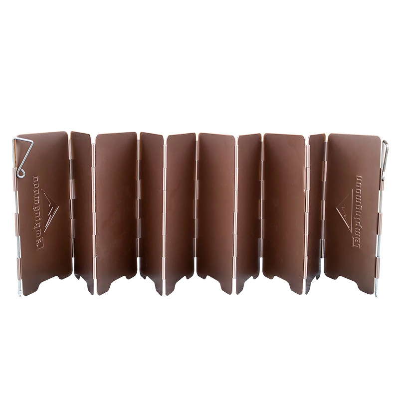 10 tabak Bronz renkli Katlanır - Camping Cooking Windshield incelemesi ve fiyatı