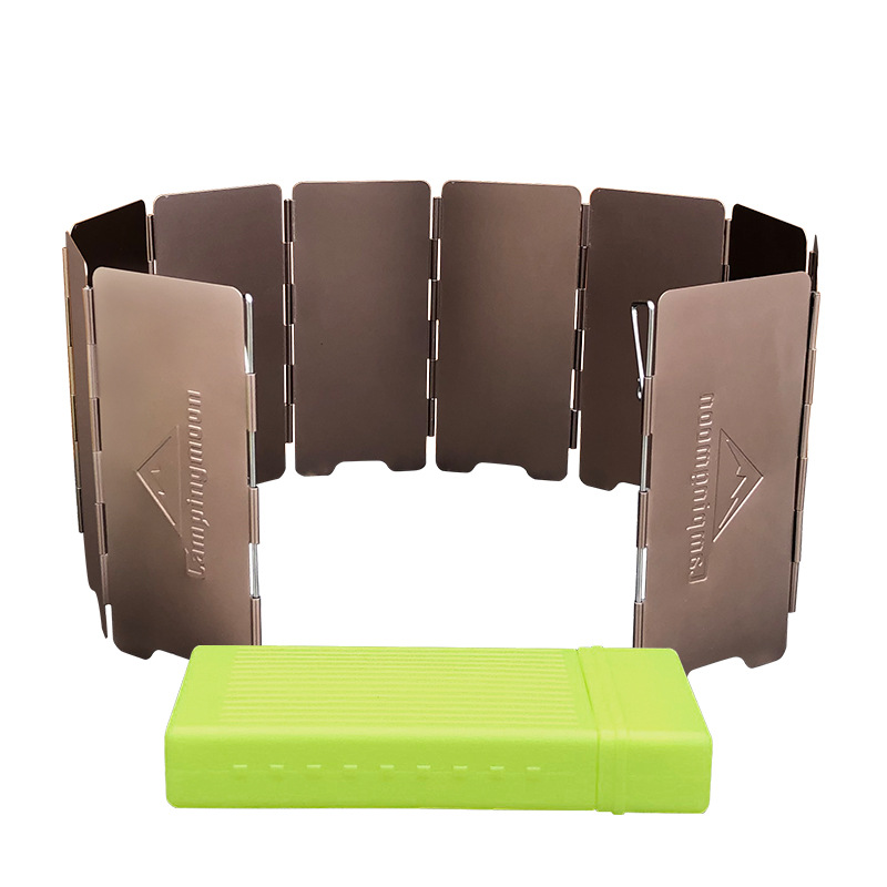 10 tabak Bronz renkli Katlanır - Camping Cooking Windshield incelemesi ve fiyatı