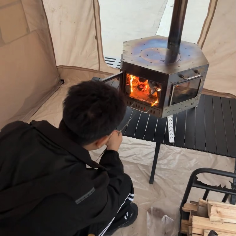【Popüler】Katlanabilir Çok Amaç - Camping Cooking Wood Stove incelemesi ve fiyatı