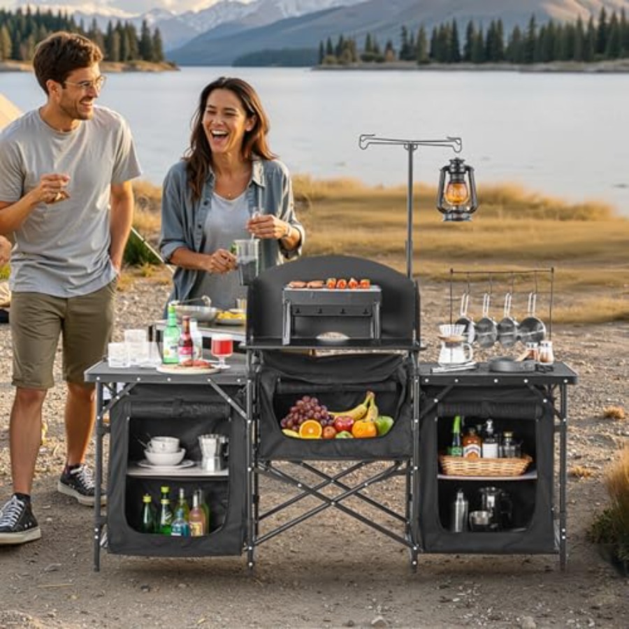 Kamp Mutfak Masası, Açık Hava  - Camping Outdoor Cooking Table incelemesi ve fiyatı