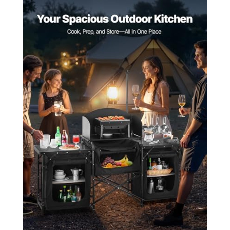 Kamp Mutfak Masası, Açık Hava  - Camping Outdoor Cooking Table incelemesi ve fiyatı