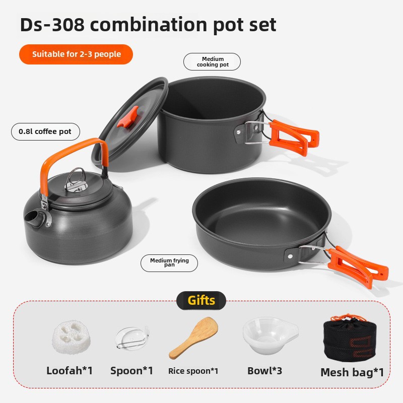 2-3 Kişilik Açık Hava Kamp Yem - Camping Cooking Set 2 Person incelemesi ve fiyatı