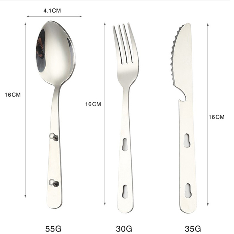 3 adet/takım Taşınabilir Kamp  - Camping Cooking And Dining Set incelemesi ve fiyatı